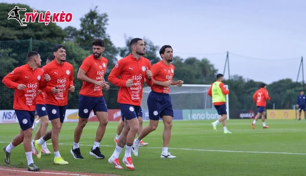 Paraguay hoàn thiện chiến thuật trước trận đấu